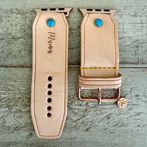 New! Spark*l Spark’l Sparklbands Vachetta Leather Mama Apple Watch Band